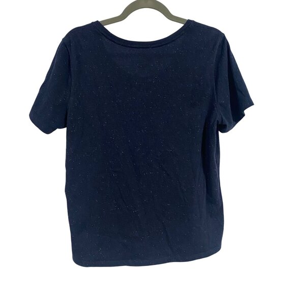 Carhartt Women's Lockhart Script Graphic Infantry‎ Blue Speckled T-Shirt Size L - Picture 5 of 7